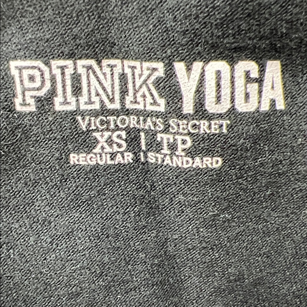 PINK Victoria's Secret Rhinestone Fold-Over Yoga Pants ✨ - Picture 3 of 3